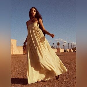 Reformation Maribelle Dress Yellow - Size 10